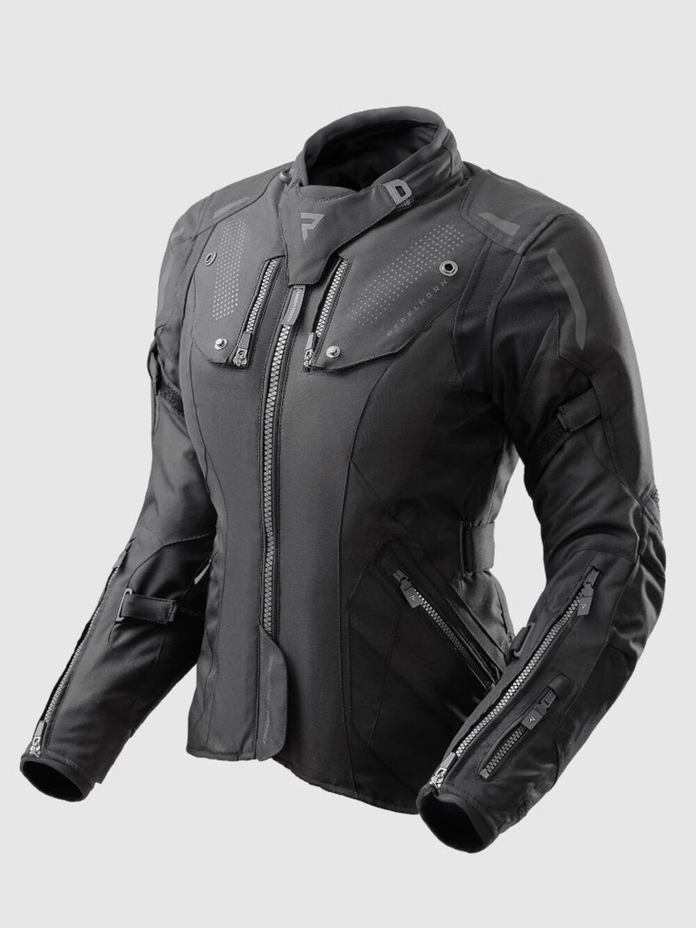 Rebelhorn Hiker IV Women’s Motorcycle Touring Jacket Black CE Level 2 - XS